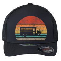 Short School Bus Design For A Skoolie Owner Flexfit Unipanel Trucker Cap