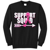 Support Squad Breast Cancer Awareness Pink Ribbon Sweatshirt
