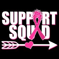 Support Squad Breast Cancer Awareness Pink Ribbon Sweatshirt