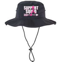 Support Squad Breast Cancer Awareness Pink Ribbon Legacy Cool Fit Booney Bucket Hat