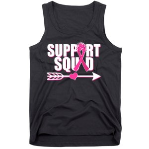 Support Squad Breast Cancer Awareness Pink Ribbon Tank Top