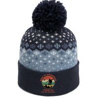 Skating Skater Born To Go Skating Forced To Go To School Gift The Baniff Cuffed Pom Beanie