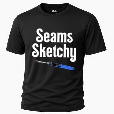 Seams Sketchy By Elonie Yoder For Coriander Quilts Performance Shirt