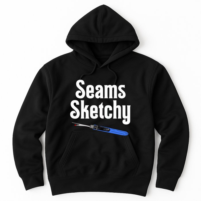 Seams Sketchy By Elonie Yoder For Coriander Quilts Hoodie