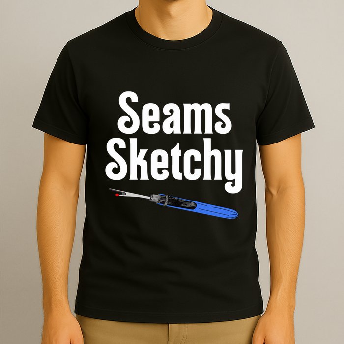 Seams Sketchy By Elonie Yoder For Coriander Quilts T-Shirt
