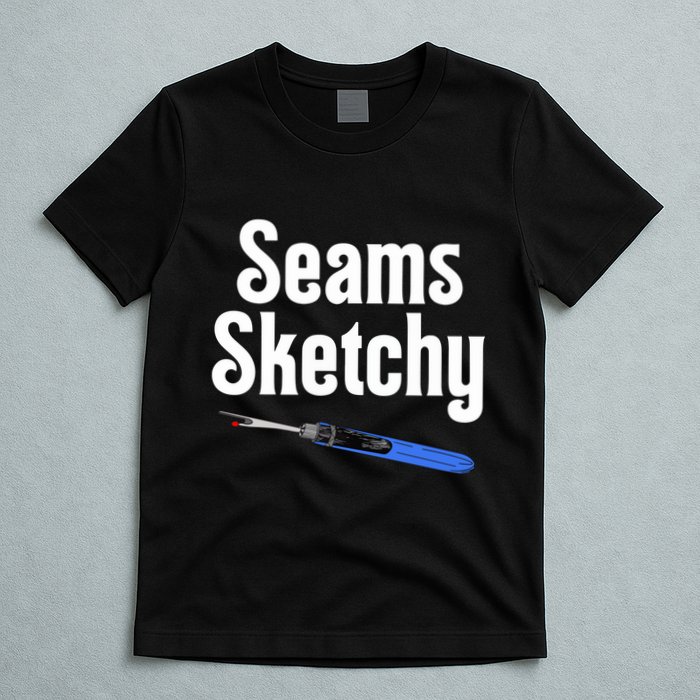 Seams Sketchy By Elonie Yoder For Coriander Quilts T-Shirt