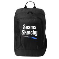 Seams Sketchy By Elonie Yoder For Coriander Quilts City Backpack