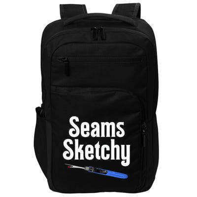 Seams Sketchy By Elonie Yoder For Coriander Quilts Impact Tech Backpack