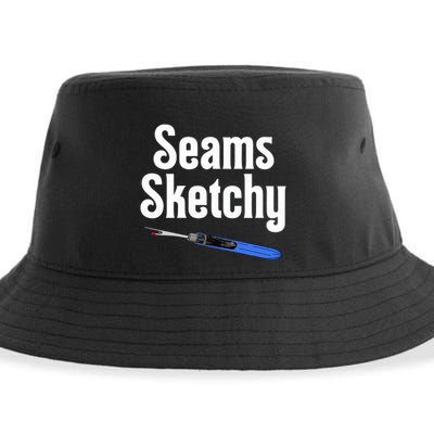 Seams Sketchy By Elonie Yoder For Coriander Quilts Sustainable Bucket Hat