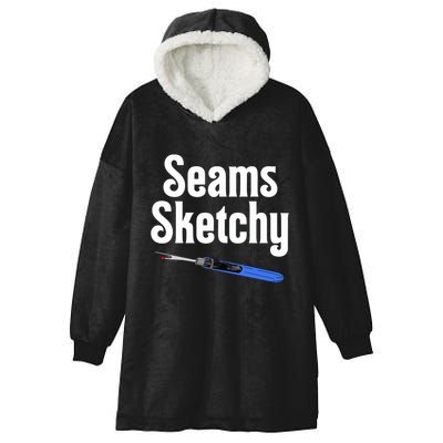 Seams Sketchy By Elonie Yoder For Coriander Quilts Hooded Wearable Blanket