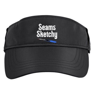Seams Sketchy By Elonie Yoder For Coriander Quilts Adult Drive Performance Visor