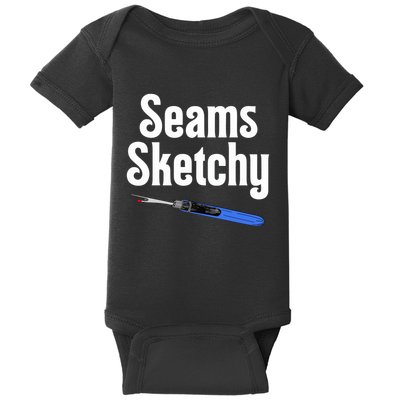 Seams Sketchy By Elonie Yoder For Coriander Quilts Baby Bodysuit