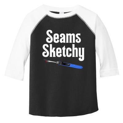 Seams Sketchy By Elonie Yoder For Coriander Quilts Toddler Fine Jersey T-Shirt