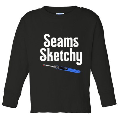 Seams Sketchy By Elonie Yoder For Coriander Quilts Toddler Long Sleeve Shirt