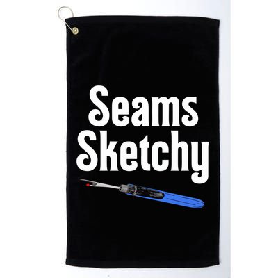 Seams Sketchy By Elonie Yoder For Coriander Quilts Golf Towel