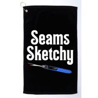 Seams Sketchy By Elonie Yoder For Coriander Quilts Golf Towel