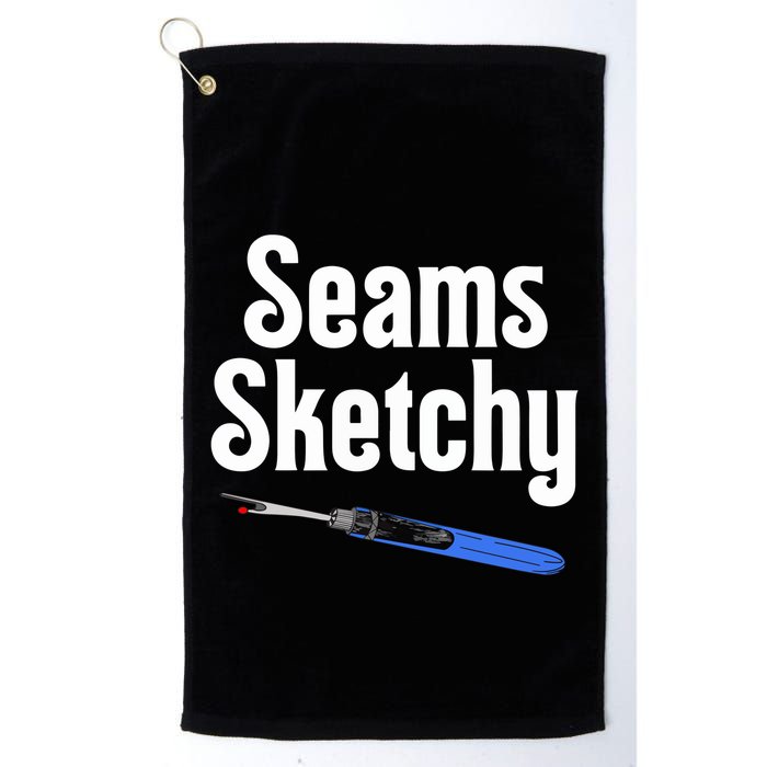 Seams Sketchy By Elonie Yoder For Coriander Quilts Golf Towel