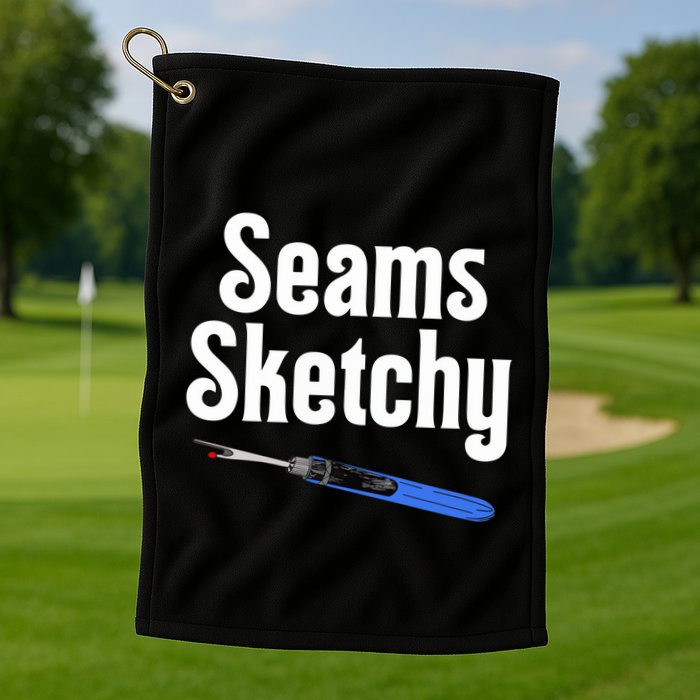 Seams Sketchy By Elonie Yoder For Coriander Quilts Golf Towel