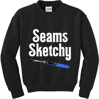 Seams Sketchy By Elonie Yoder For Coriander Quilts Kids Sweatshirt