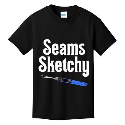 Seams Sketchy By Elonie Yoder For Coriander Quilts Kids T-Shirt