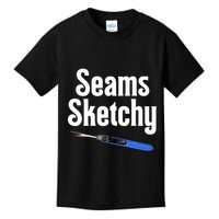 Seams Sketchy By Elonie Yoder For Coriander Quilts Kids T-Shirt