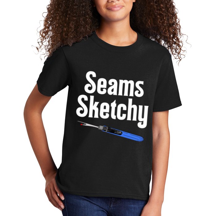 Seams Sketchy By Elonie Yoder For Coriander Quilts Kids T-Shirt