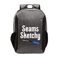 Seams Sketchy By Elonie Yoder For Coriander Quilts Vector Backpack