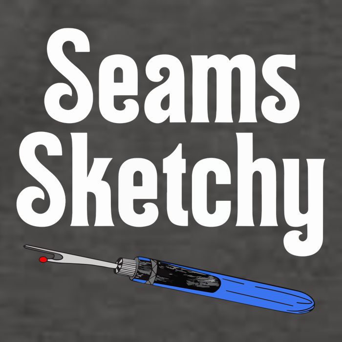 Seams Sketchy By Elonie Yoder For Coriander Quilts Vector Backpack