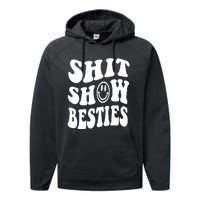 Shit Show Besties Performance Fleece Hoodie