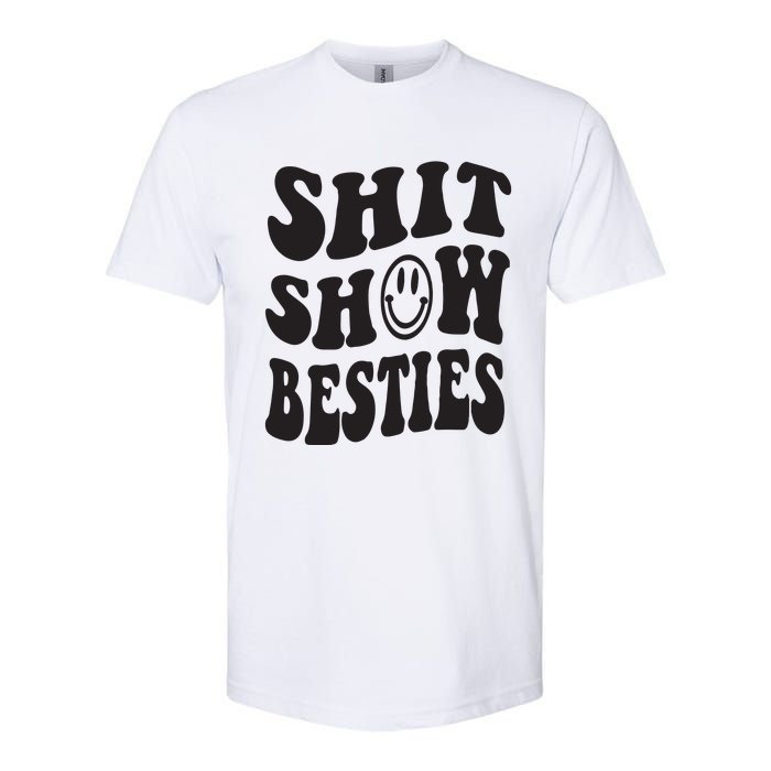 Shit Show Besties Softstyle CVC T-Shirt