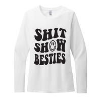 Shit Show Besties Womens CVC Long Sleeve Shirt