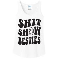 Shit Show Besties Ladies Essential Tank