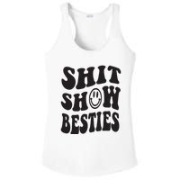 Shit Show Besties Ladies PosiCharge Competitor Racerback Tank