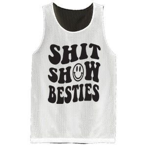 Shit Show Besties Mesh Reversible Basketball Jersey Tank