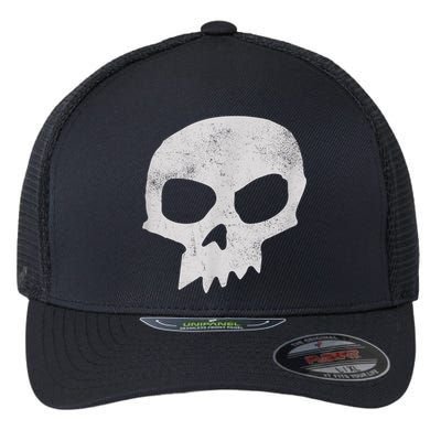 Sid Skull Black Flexfit Unipanel Trucker Cap
