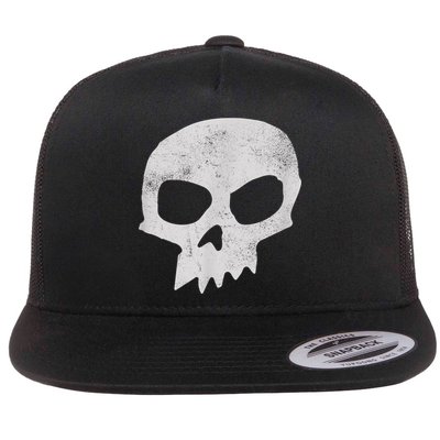 Sid Skull Black Flatbill Hat