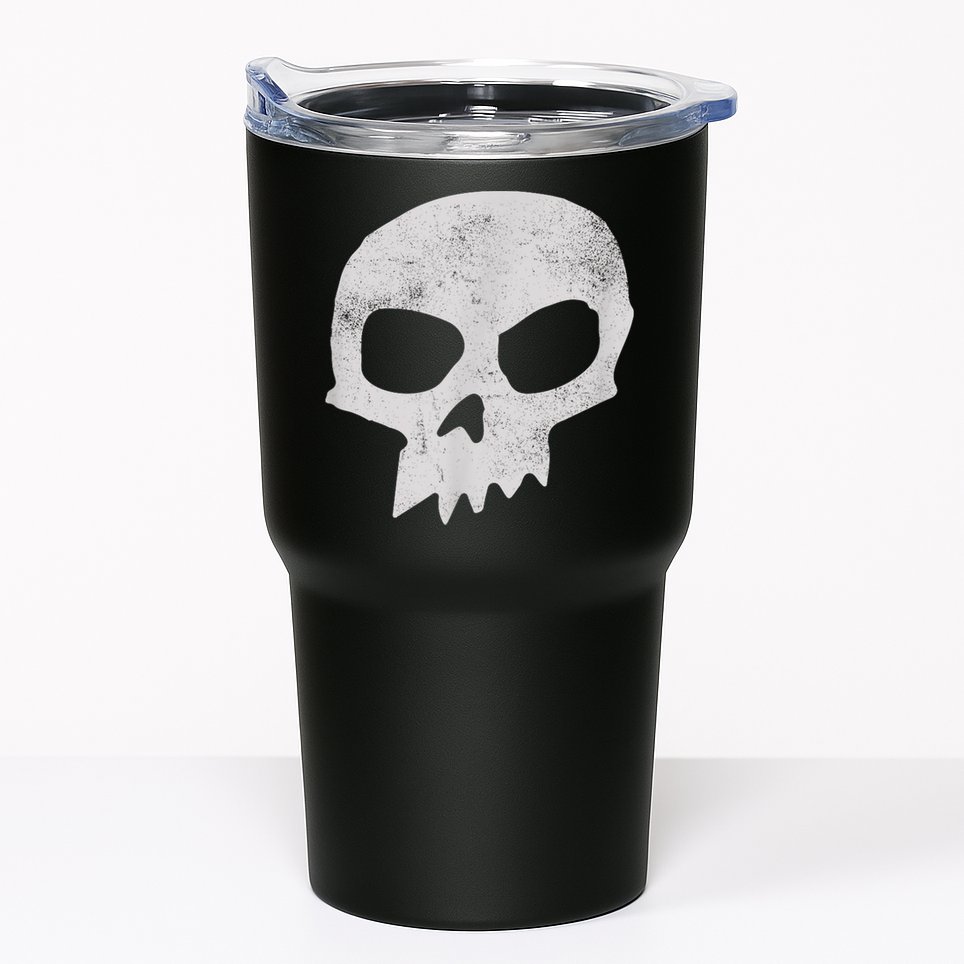 Sid Skull Black Tumbler
