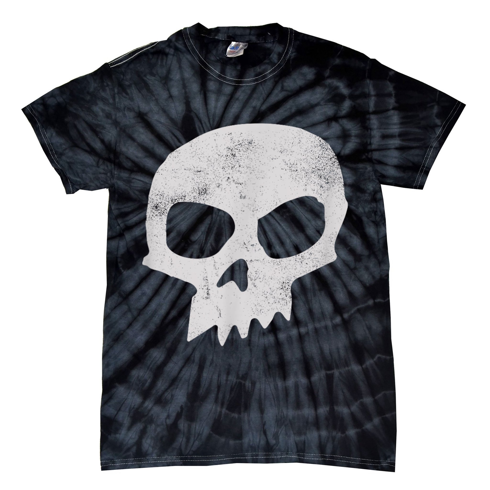 Sid Skull Black Tie-Dye T-Shirt
