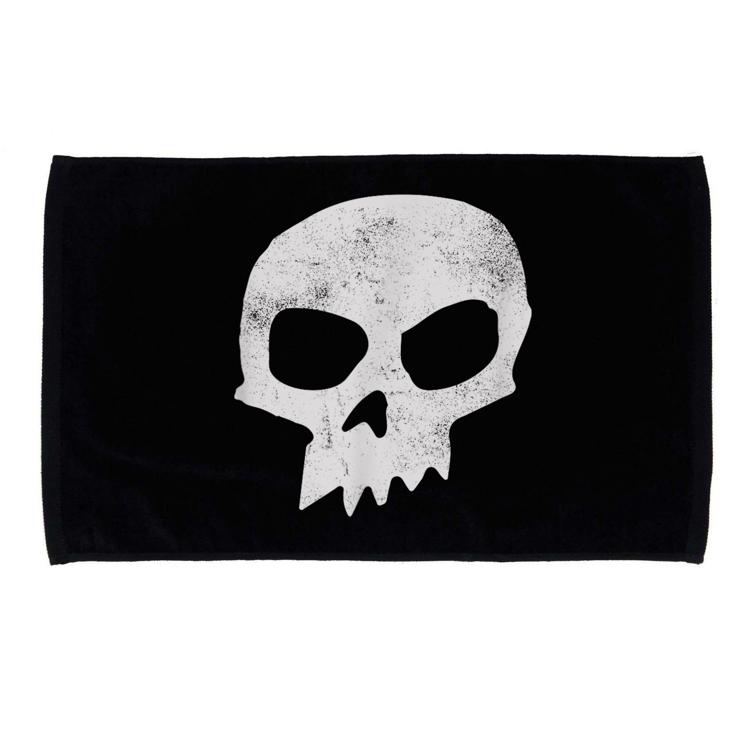 Sid Skull Black Microfiber Hand Towel