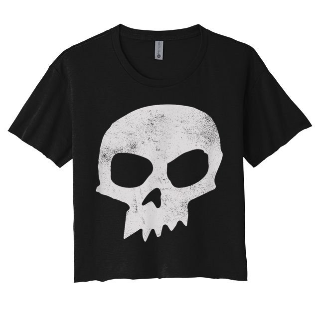Sid Skull Black Crop Top