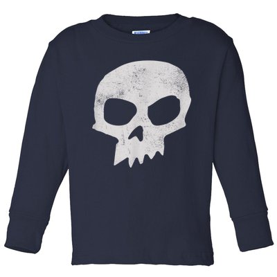 Sid Skull Black Toddler Long Sleeve Shirt