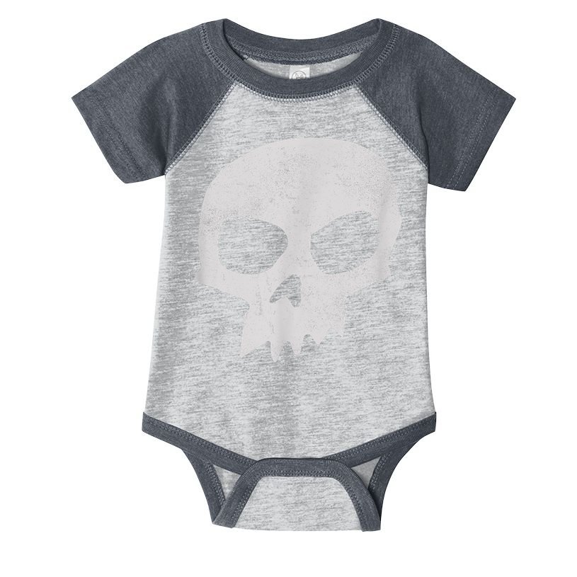 Sid Skull Black Infant Baby Jersey Bodysuit
