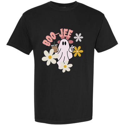 Spooky Season Cute Ghost Halloween Costume Boujee BooJee Garment-Dyed Heavyweight T-Shirt