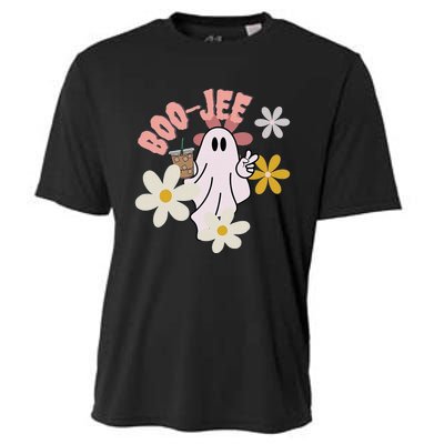 Spooky Season Cute Ghost Halloween Costume Boujee BooJee Cooling Performance Crew T-Shirt