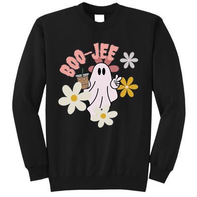 Spooky Season Cute Ghost Halloween Costume Boujee BooJee Sweatshirt