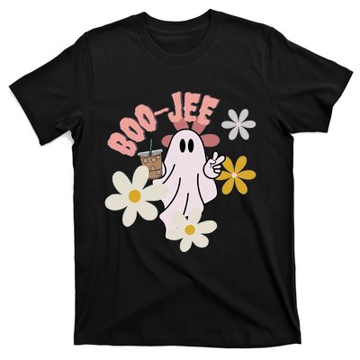 Spooky Season Cute Ghost Halloween Costume Boujee BooJee T-Shirt