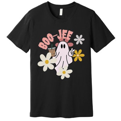 Spooky Season Cute Ghost Halloween Costume Boujee BooJee Premium T-Shirt