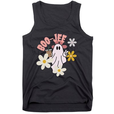 Spooky Season Cute Ghost Halloween Costume Boujee BooJee Tank Top