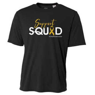 Support Squad Childhood Cancer Awareness Cooling Performance Crew T-Shirt