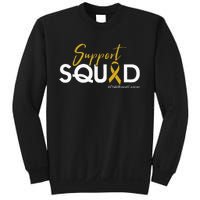 Support Squad Childhood Cancer Awareness Sweatshirt